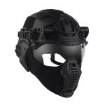 Airsoft PJ Helmet with Mask and Goggles Set