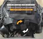 Tactical FAST Helmet Set with Headset and Goggles