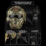 Tactical Airsoft Helmet with Full Face Mask