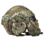 Tactical Airsoft Helmet with Detachable Headset & Goggles