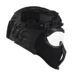 Airsoft PJ Helmet with Mask and Goggles Set