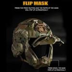 Tactical Airsoft Helmet with Full Face Mask
