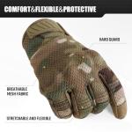 WTACTFUL Flexible Camo Touchscreen Airsoft Gloves