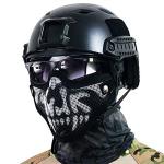 AOUTACC Steel Mesh Airsoft Mask and Goggles Set