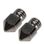 DollaTek 2Pcs MK8 0.6mm Steel Nozzles