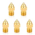 Creality MK8 Brass Nozzles 0.4mm - 5 Pack