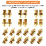Creality Ender 3 MK8 Brass Nozzles - 24 Pack