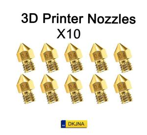 0.4mm MK8 Brass Nozzle for 3D Printers