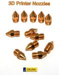 0.4mm MK8 Brass Nozzle for 3D Printers