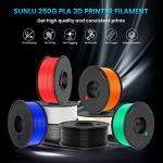 SUNLU Multicolor PLA 3D Printer Filament Bundle