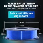 SUNLU Multicolor PLA 3D Printer Filament Bundle