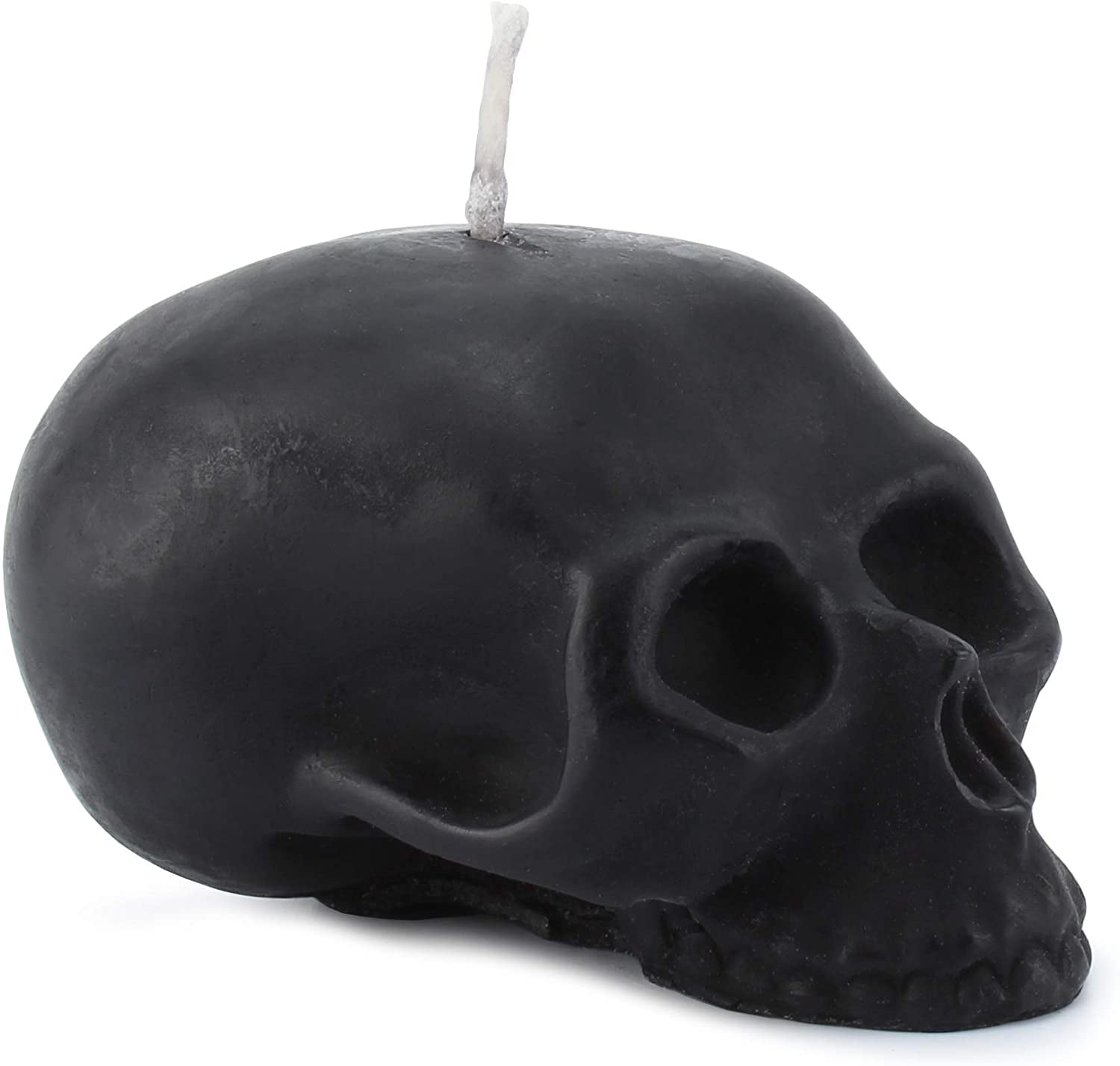 Large Black Skull Candles - 2-Pack