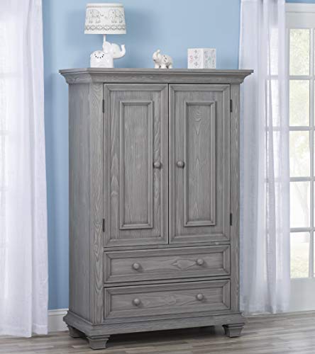 Westport Armoire in Dusk Gray by Oxford Baby