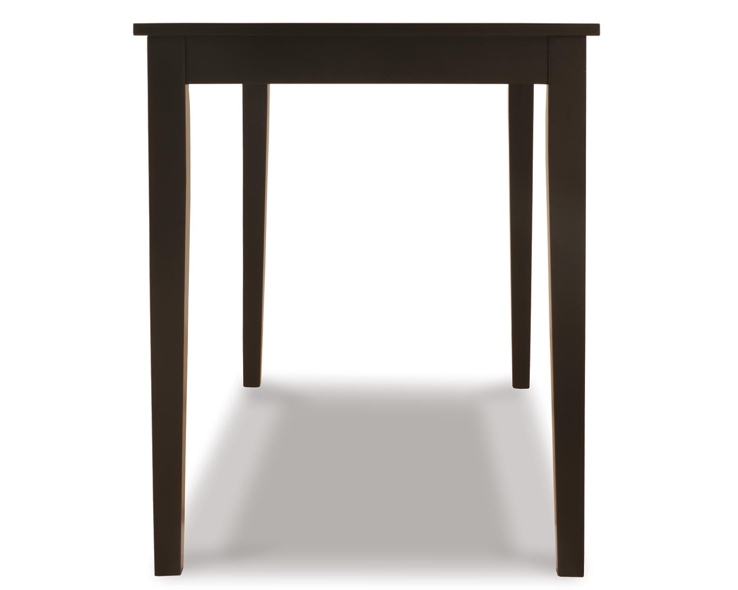 Kimonte Dark Brown Contemporary Dining Table by Ashley