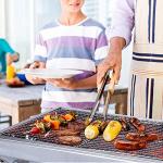 Portable Stainless Steel Charcoal Grill for Outdoor Fun