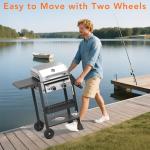 Electactic 2-Burner Propane BBQ Grill Combo
