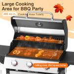 Upgraded 30,000 BTU Stainless Steel Gas Grill