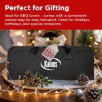 Kaluns Stainless Steel BBQ Set with Case and Apron