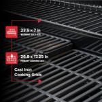 Nexgrill 4-Burner Propane and Charcoal Grill