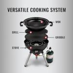 4-in-1 Portable Cooking Station for Grilling