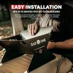 GasOne 15” Portable Charcoal BBQ Grill