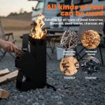 Portable Mini Wood Burning Rocket Stove