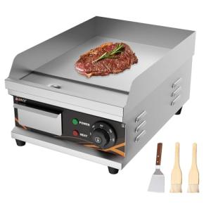 DULNICE 12 Inch Electric Griddle with Adjustable Temp