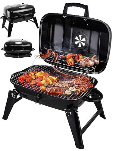 Portable Charcoal Grill – Mini Tabletop BBQ