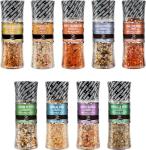 Soeos 9-Piece Spice Seasoning Set with Grinders