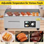 18 Inch Commercial Electric Griddle with Adjustable Temp