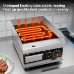 DULNICE 12 Inch Electric Griddle with Adjustable Temp