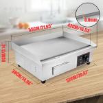 22" Electric Griddle for Home and Restaurant Grilling
