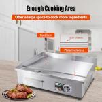 ExGizmo 22" Commercial Electric Flat Top Griddle