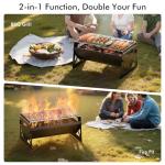 Raynesys Portable Charcoal Grill with Carry Bag