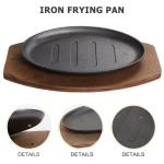 Yardwe Non-Stick Teppanyaki Grill Pan 10.62"x6.49