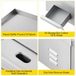 18 Inch Commercial Electric Griddle with Adjustable Temp