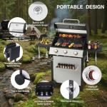 Upgraded 30,000 BTU Stainless Steel Gas Grill