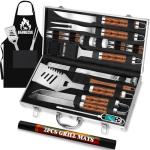 30pc Stainless Steel BBQ Grill Tool Set