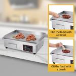 22" Electric Griddle for Home and Restaurant Grilling