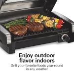 Hamilton Beach Indoor Searing Grill, 450°F, 118 sq in