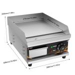 DULNICE 12 Inch Electric Griddle with Adjustable Temp