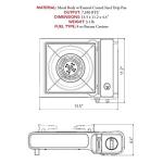 Butane Camping Stove with Case - 7650 BTU