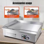 ExGizmo 22" Commercial Electric Flat Top Griddle