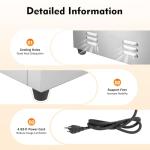 1600W Stainless Steel Electric Griddle for Cooking