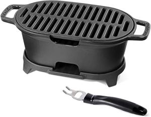 Portable IronMaster M28 Charcoal Grill for 1-2