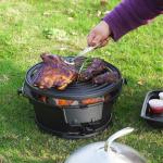 Portable Mini Hibachi Grill for Camping and BBQ