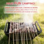 Compact Foldable Hibachi Grill for Camping