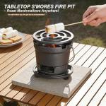 Portable 2-in-1 Mini Hibachi Charcoal Grill