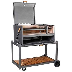 Argentinian-Style 40 Inch Outdoor Charcoal Grill