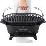 Portable Cast Iron Hibachi Grill for Outdoor Cooking